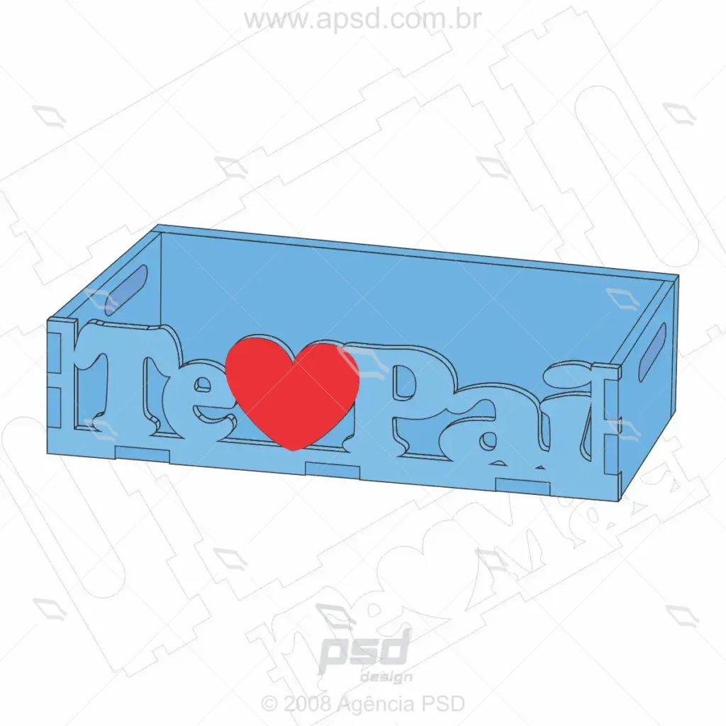 bandeja te amo pai para recorte