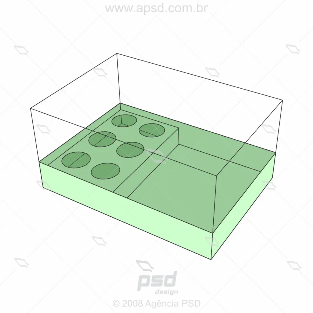 molde caixa brigadeiros
