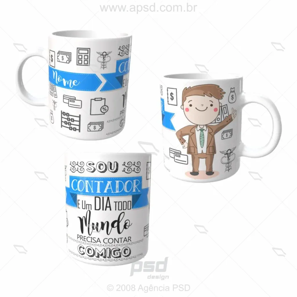 arte caneca contador