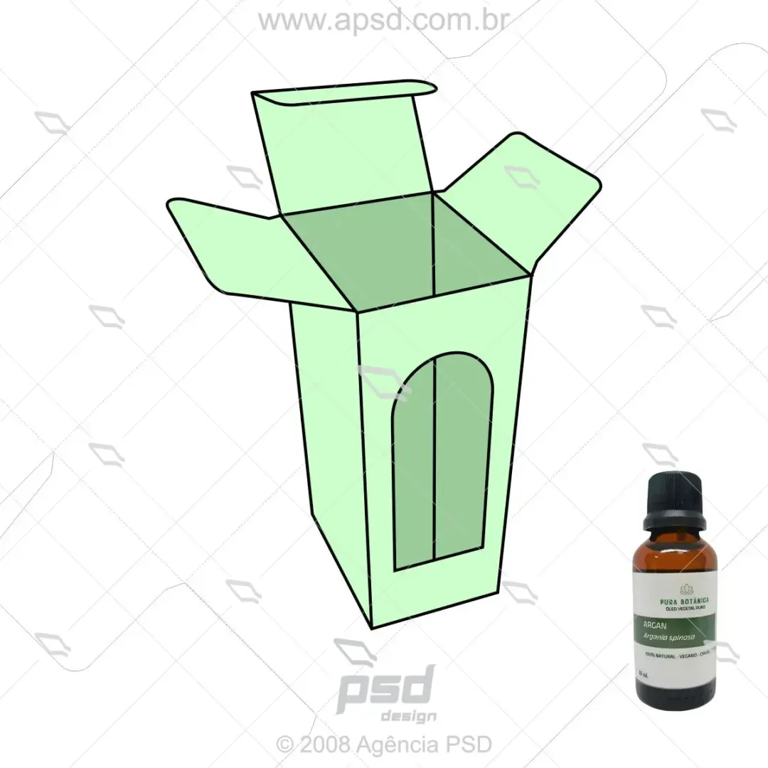 molde caixa oleo vegetal