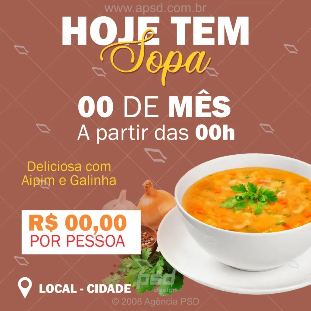 midia hoje tem sopa