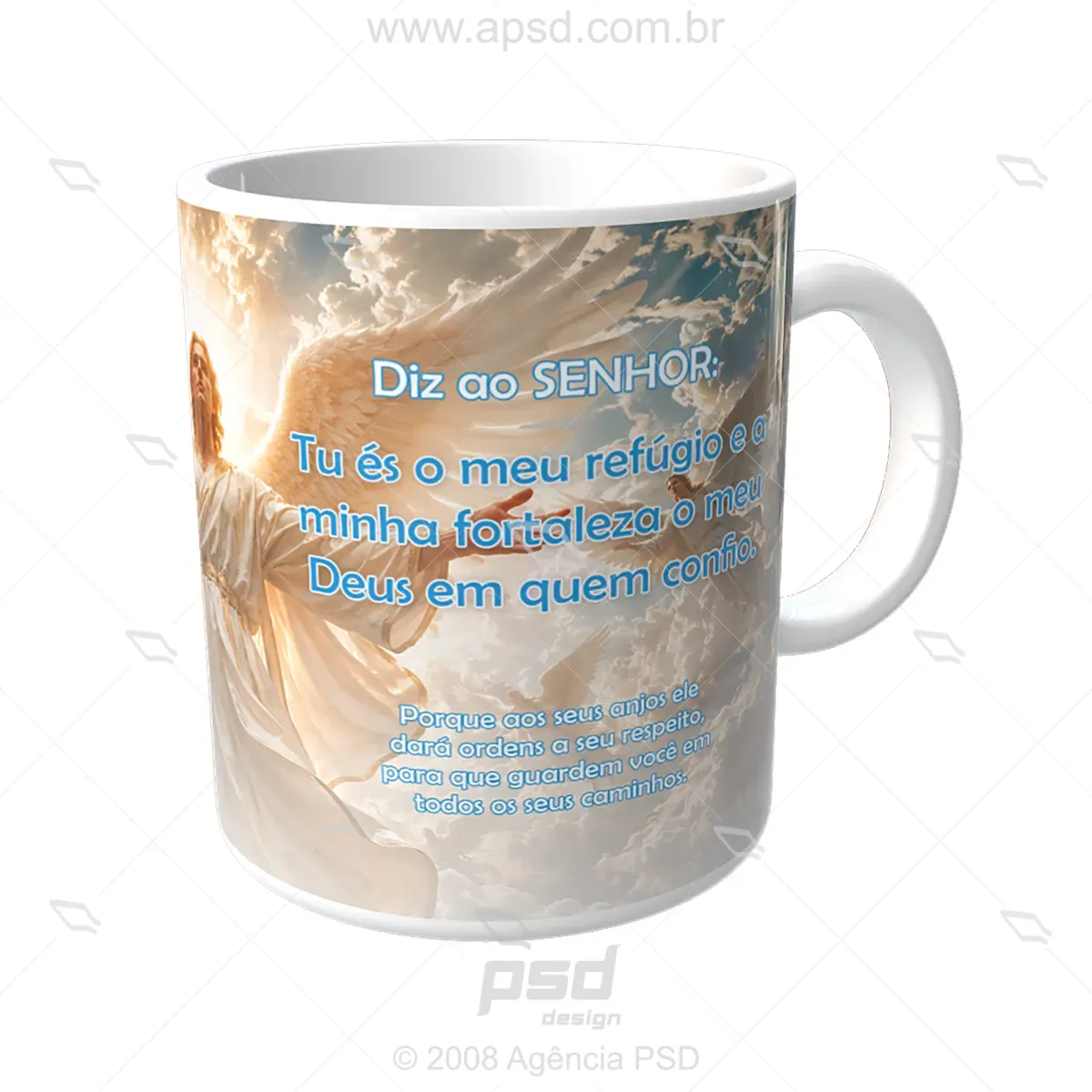 Arte caneca salmos 91 - Imagem 2