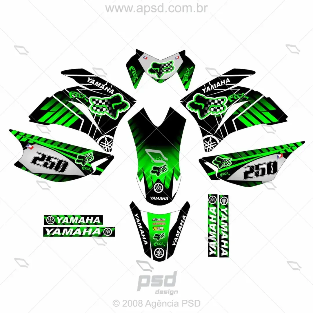 arte adesivo yamaha-lander 250